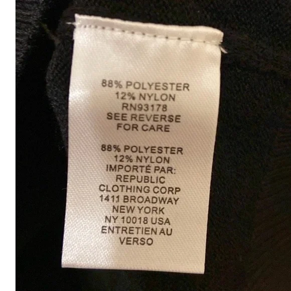 T Tahari Black and White Grid Sweater Women’s Size 1x - Picture 6 of 10